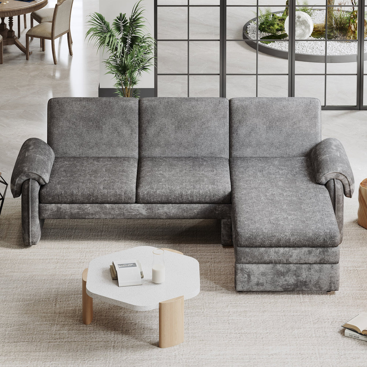 SYLOVAX 94" Convertible Sofa