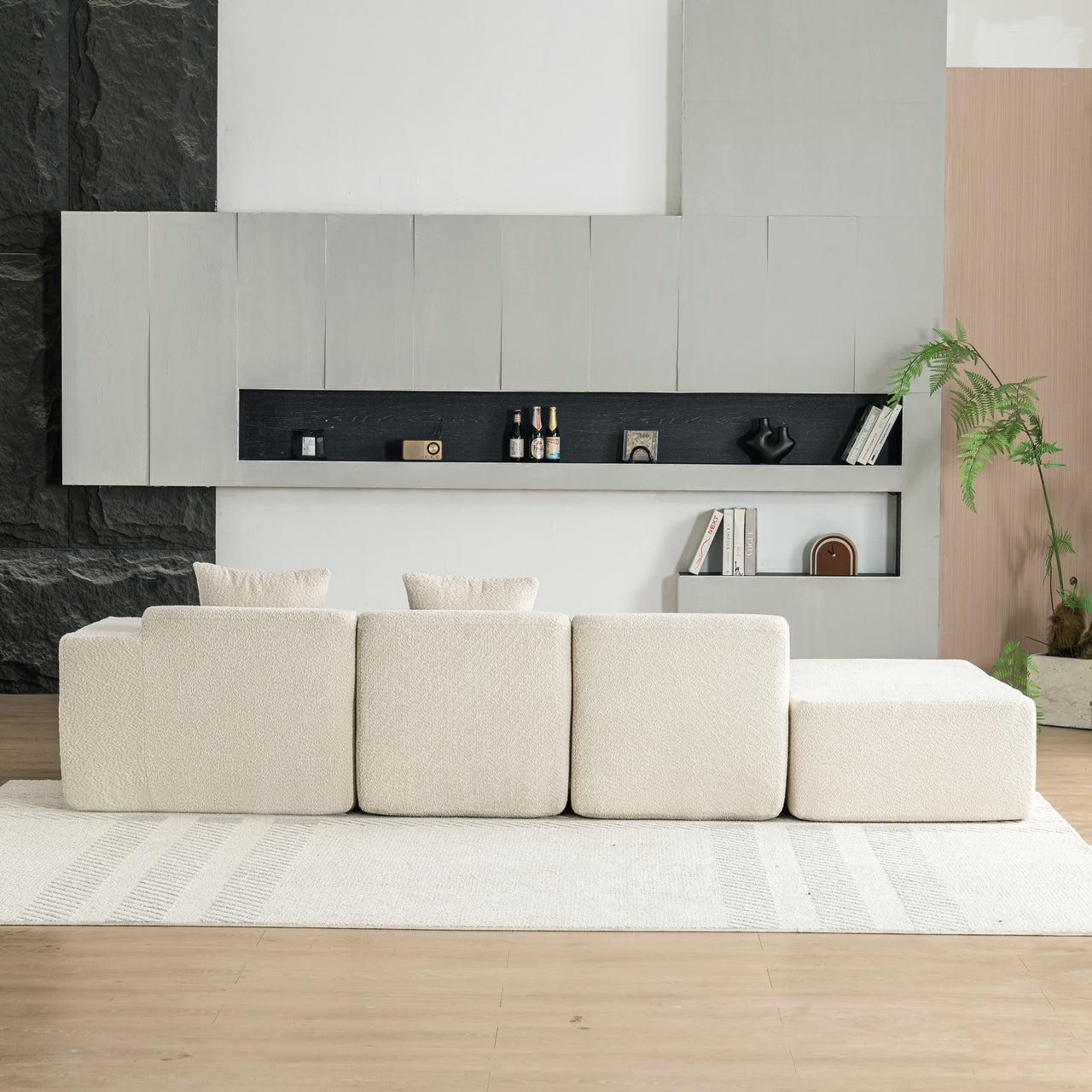 MORVIXA 117" Sectional Sofa