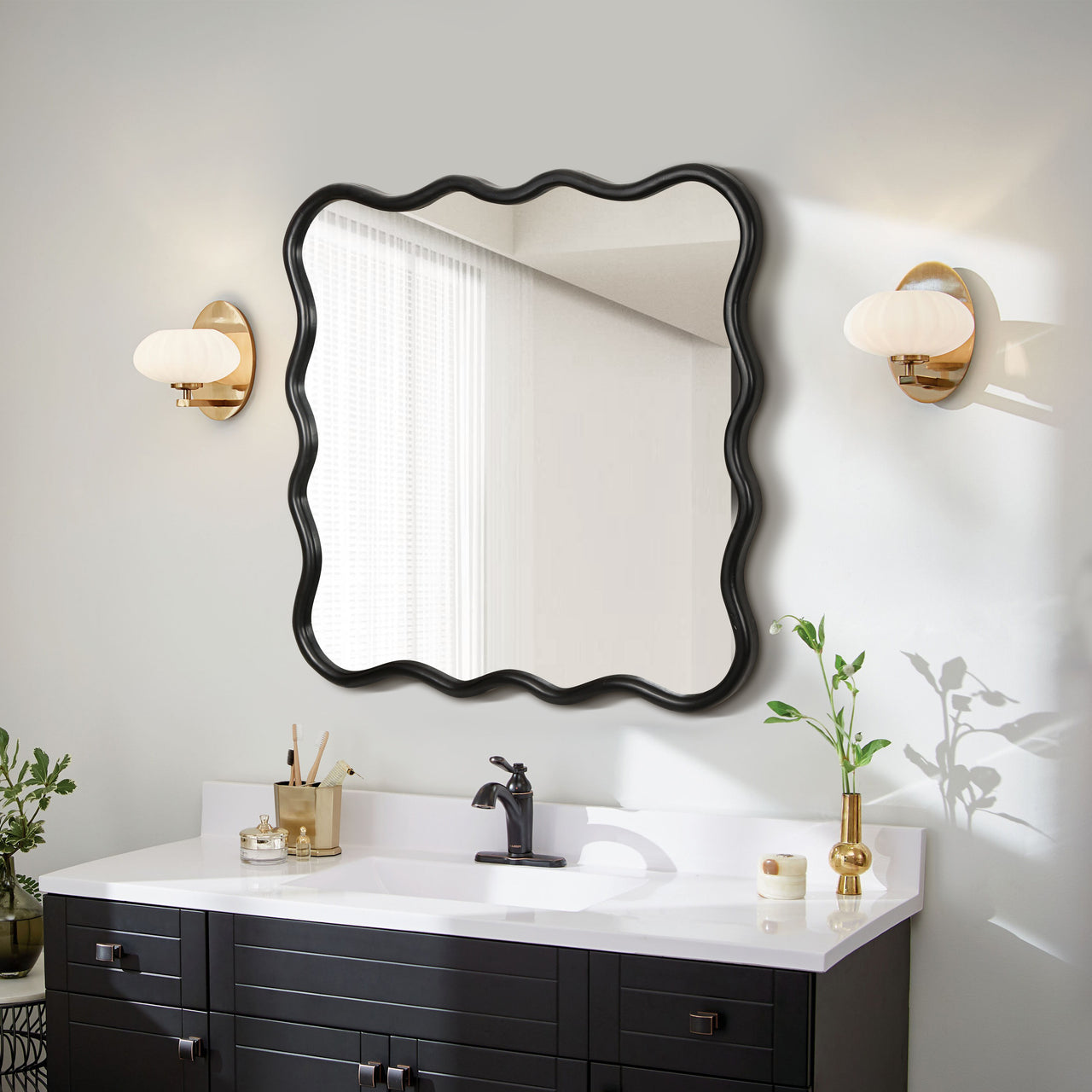 TREXAL 36" Square Mirror