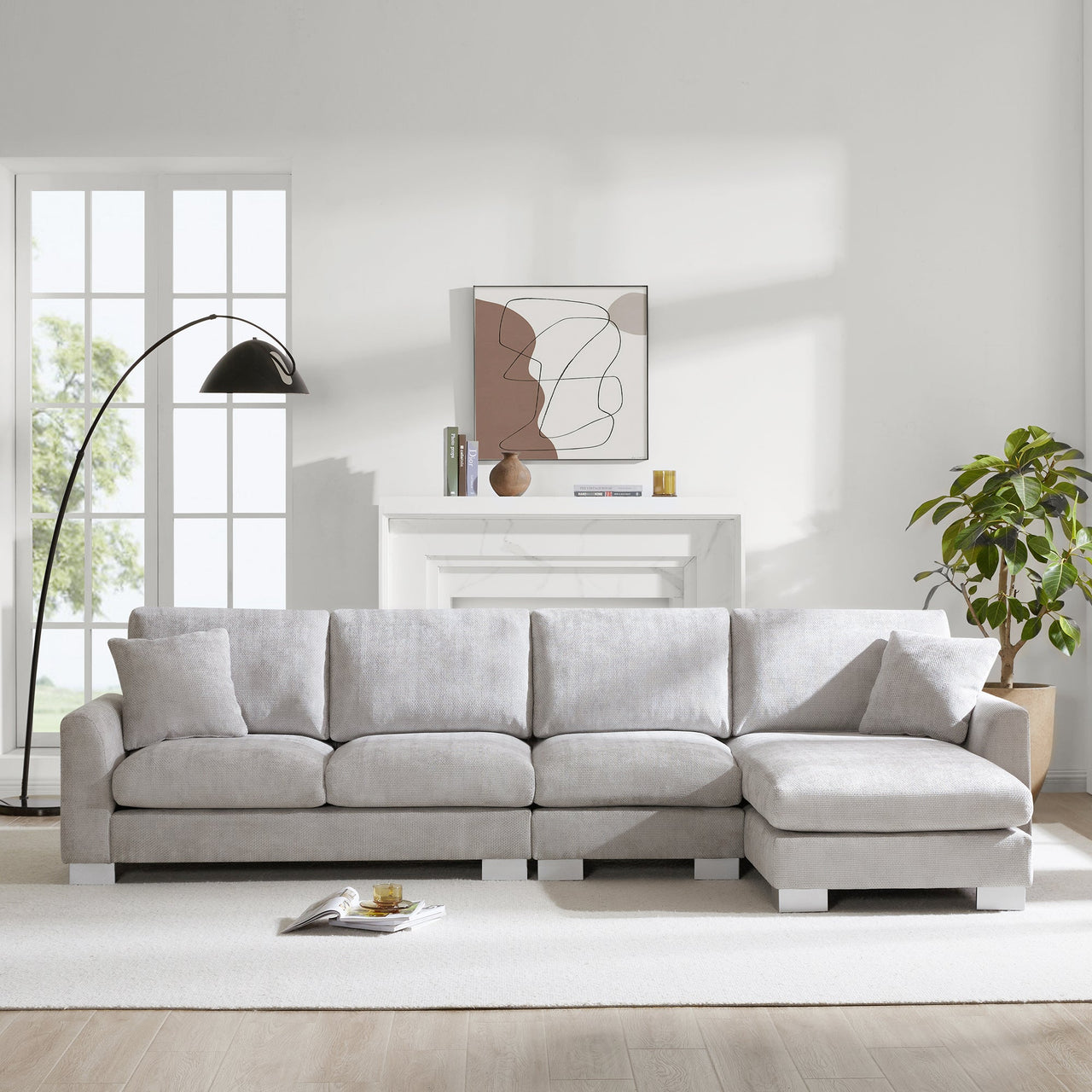 GRAVIX 119" Sectional Sofa