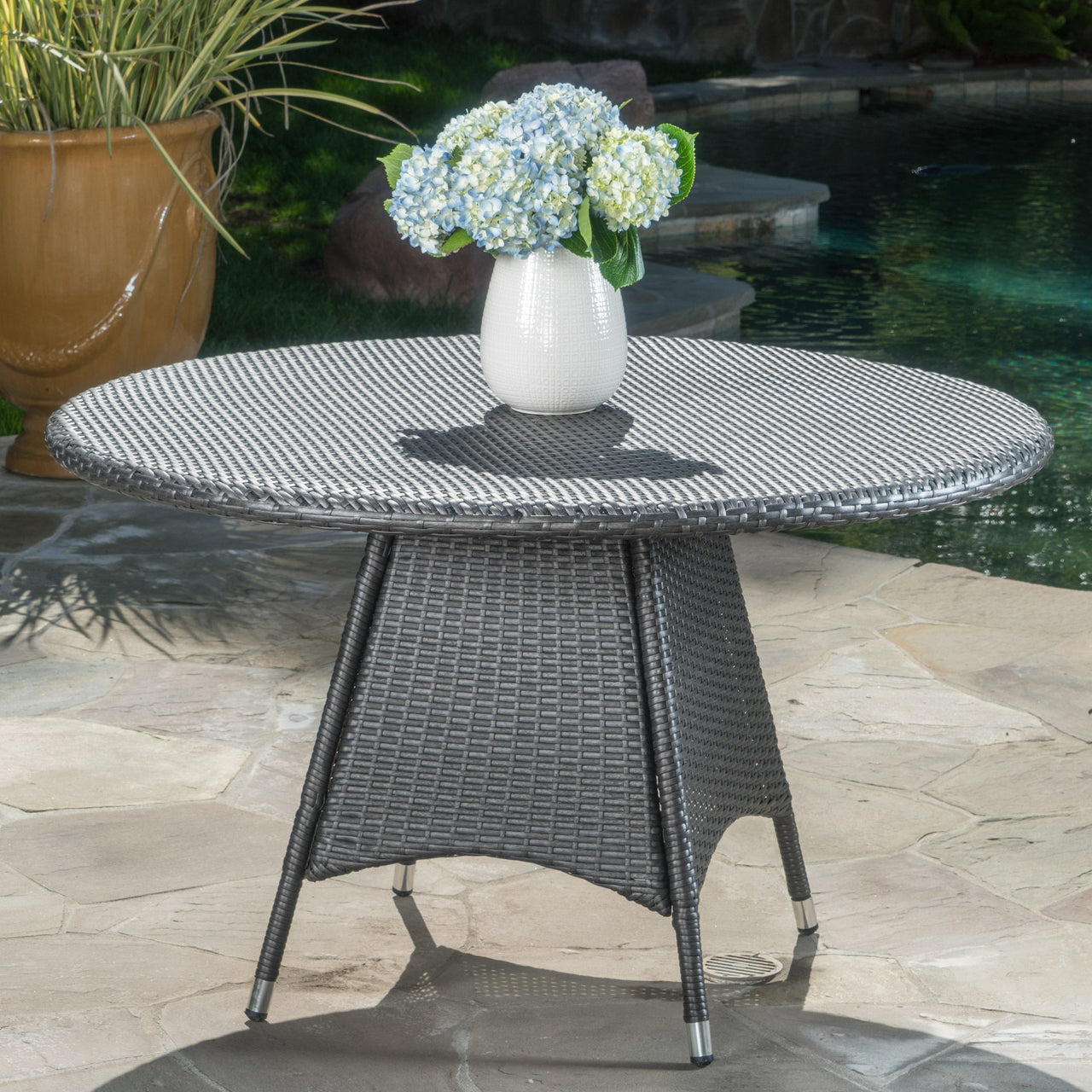 FEXLON 46" Outdoor Dining Table
