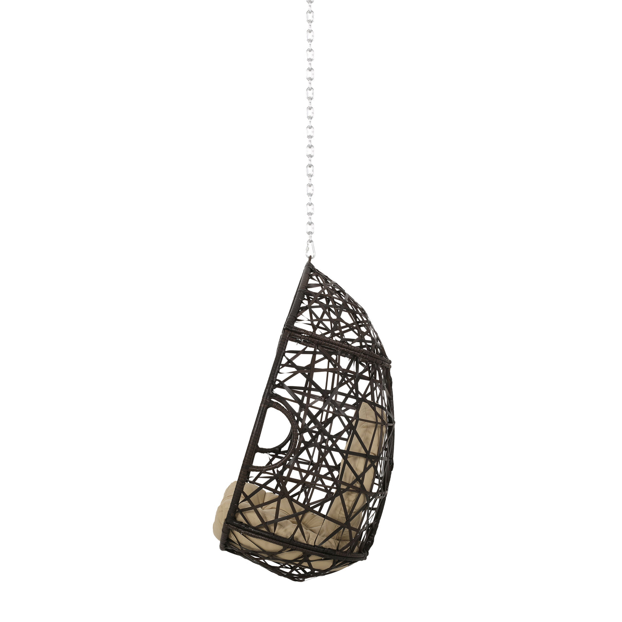 BRYVEXO 37" Hanging Chair With 8FT Chain