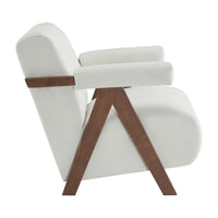 Thumbnail for CALYPSO Modern Chair - Ivory Velvet