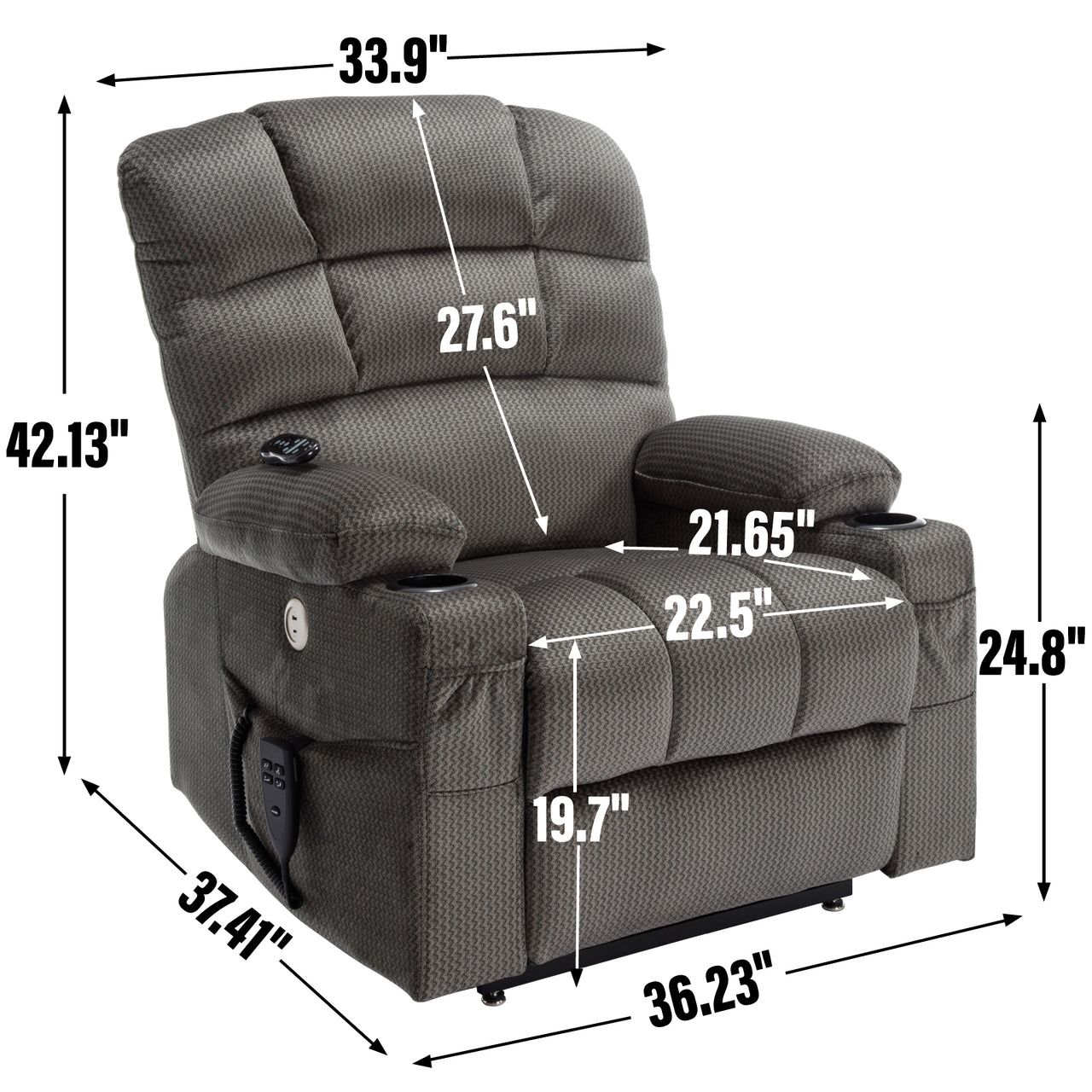 COZYLift Recliner with Heat Massage - 6602 L