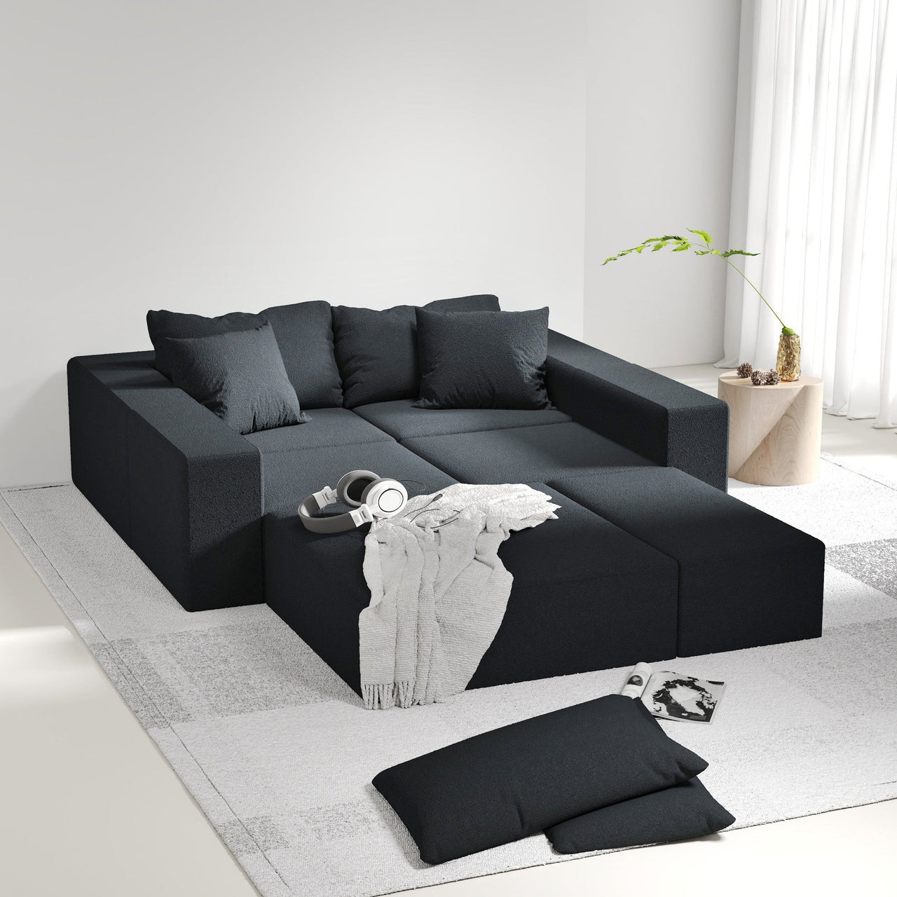 EVELYN 132" Sectional Sofa