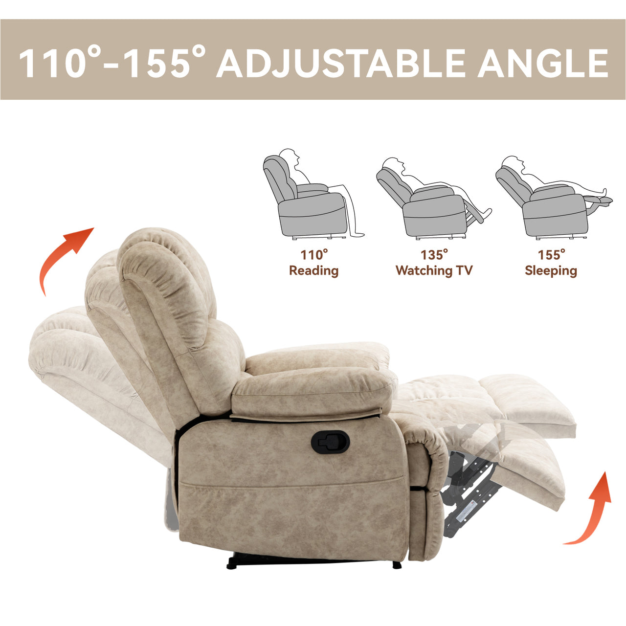 COZYLift 40" Manual Recliner - 0136