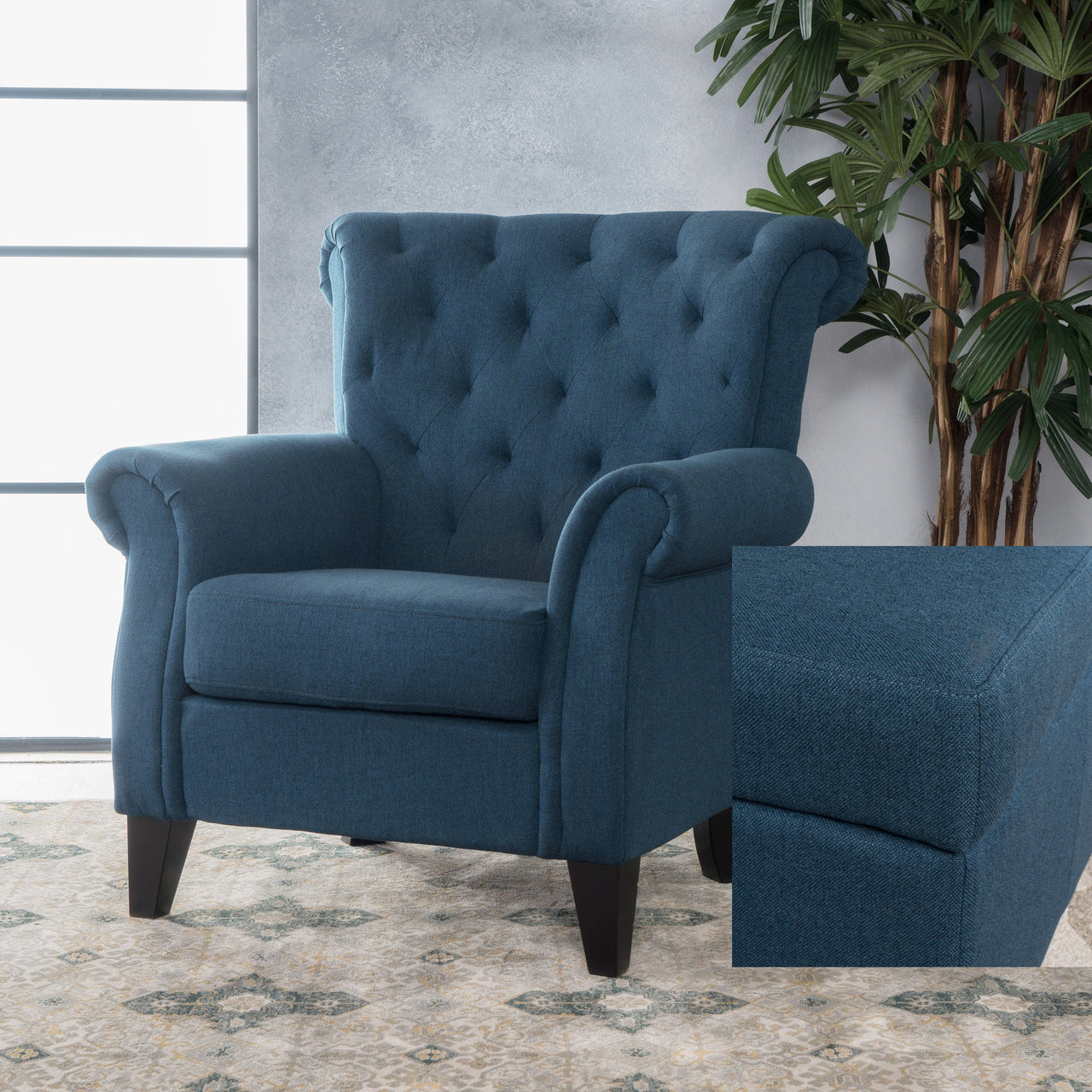 XORVANTEX 35" Tufted Chair