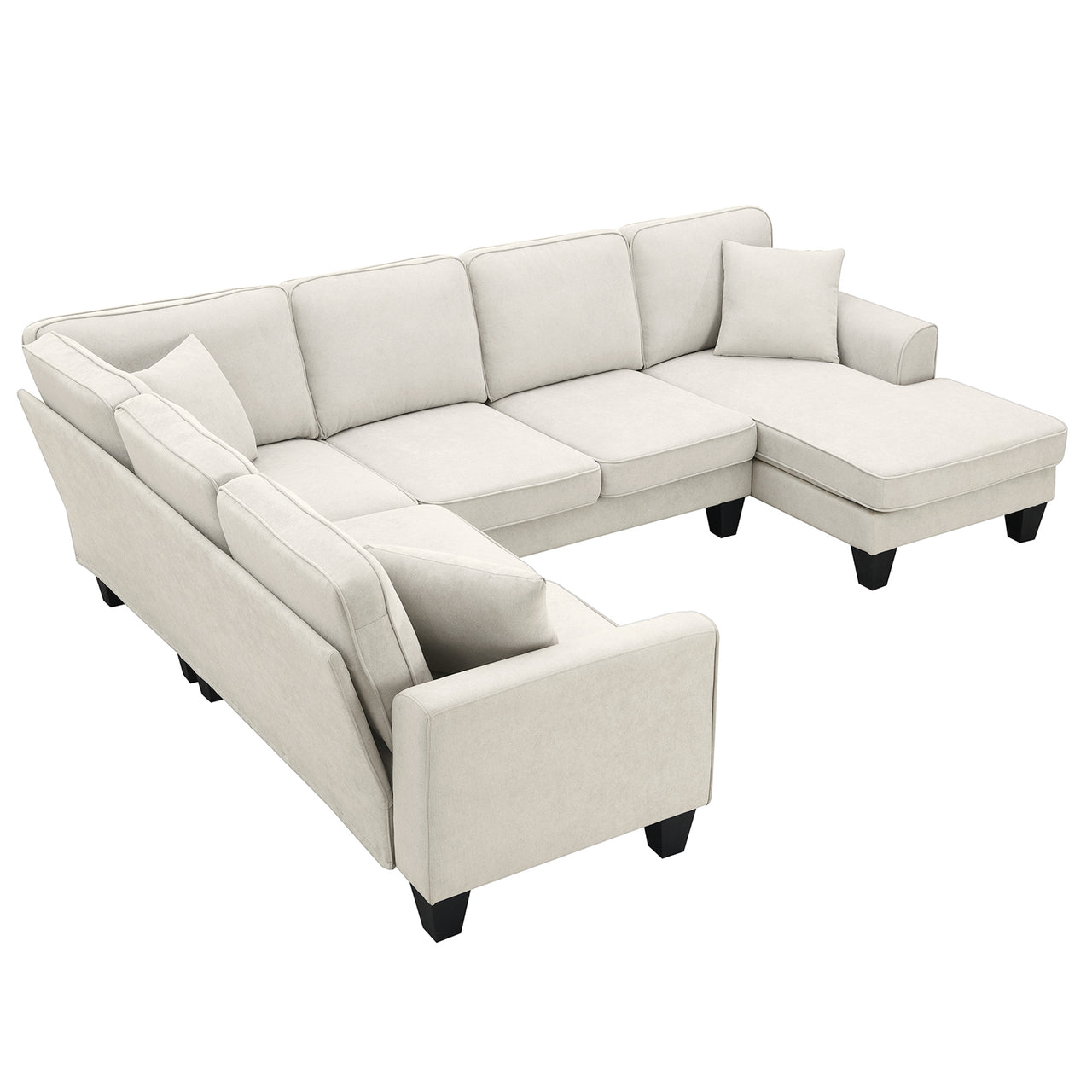 JORIVA 108" Sectional Sofa