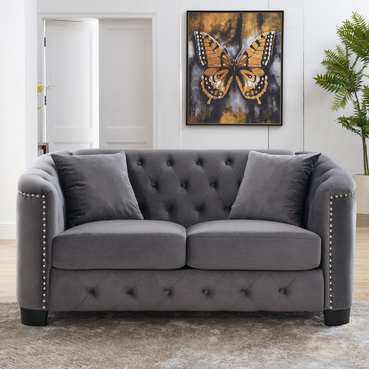 QUENTIN 59" Loveseat Sofa