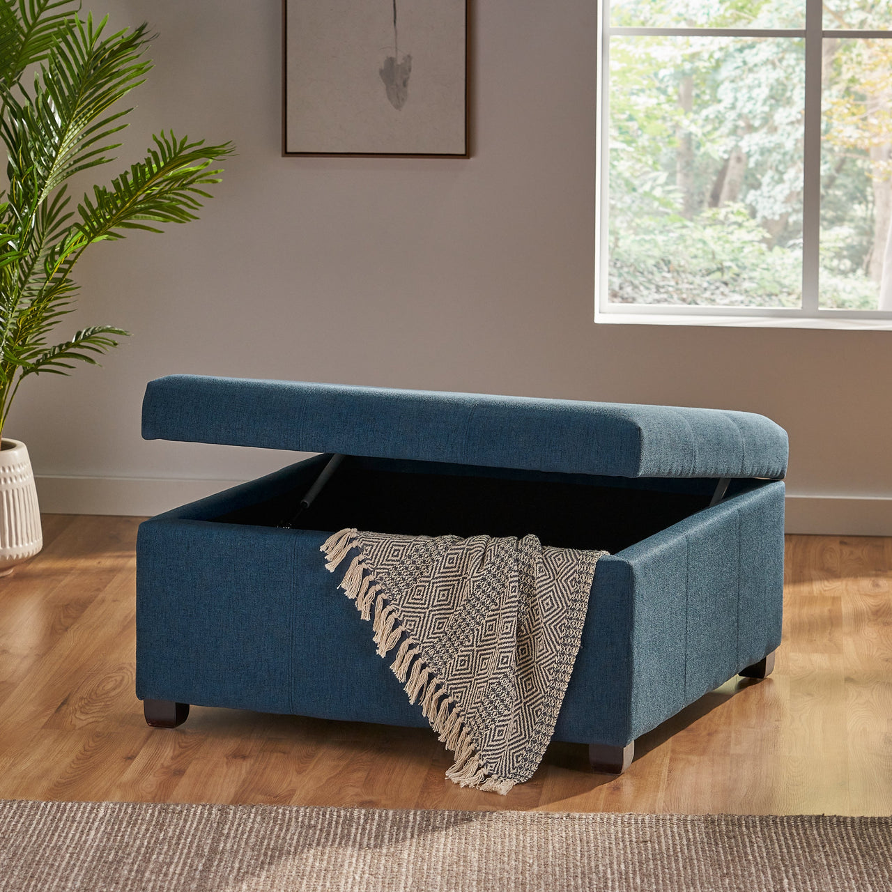 DREXOVA 35" Storage Ottoman