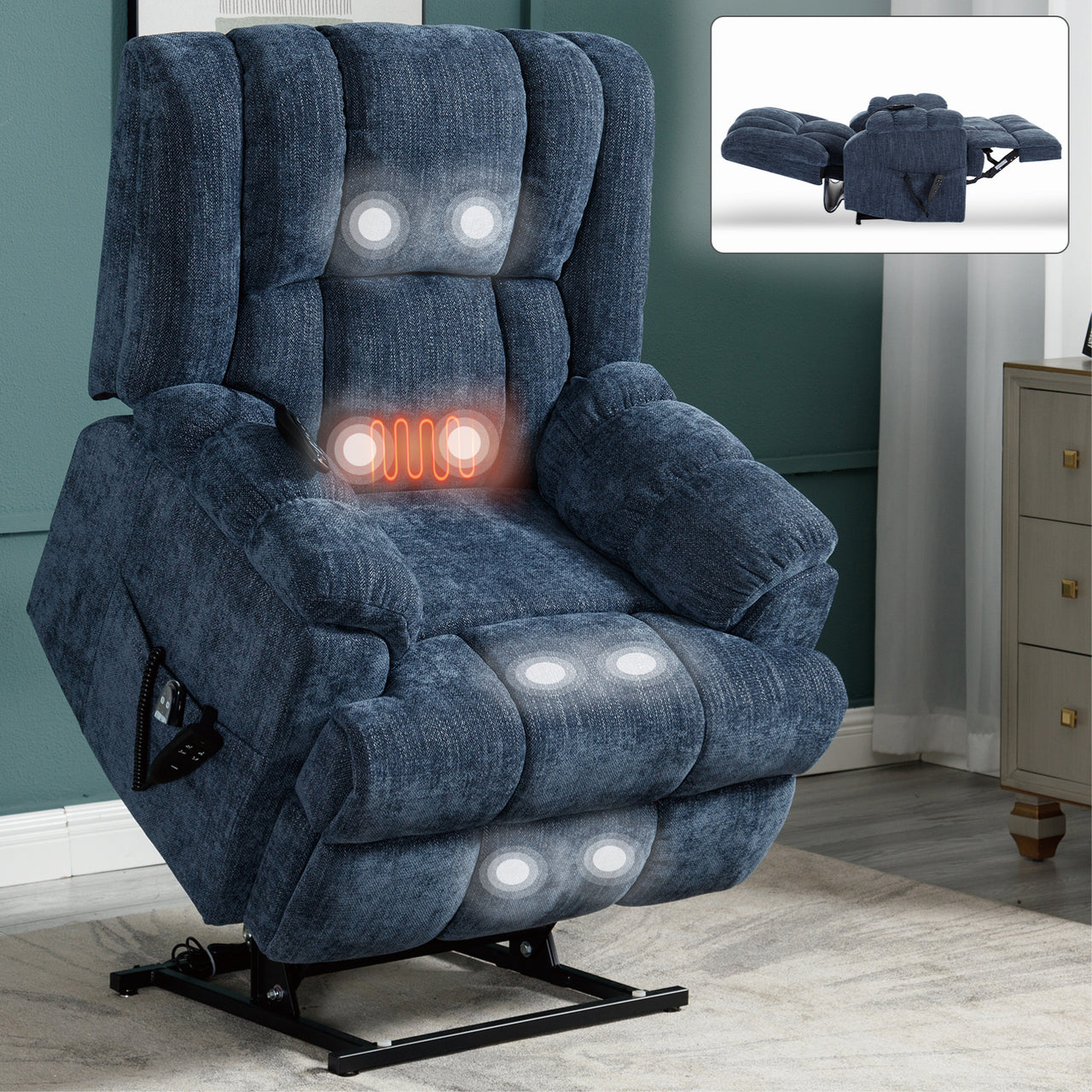 COZYLift Recliner with Heat Massage - 8500 XL