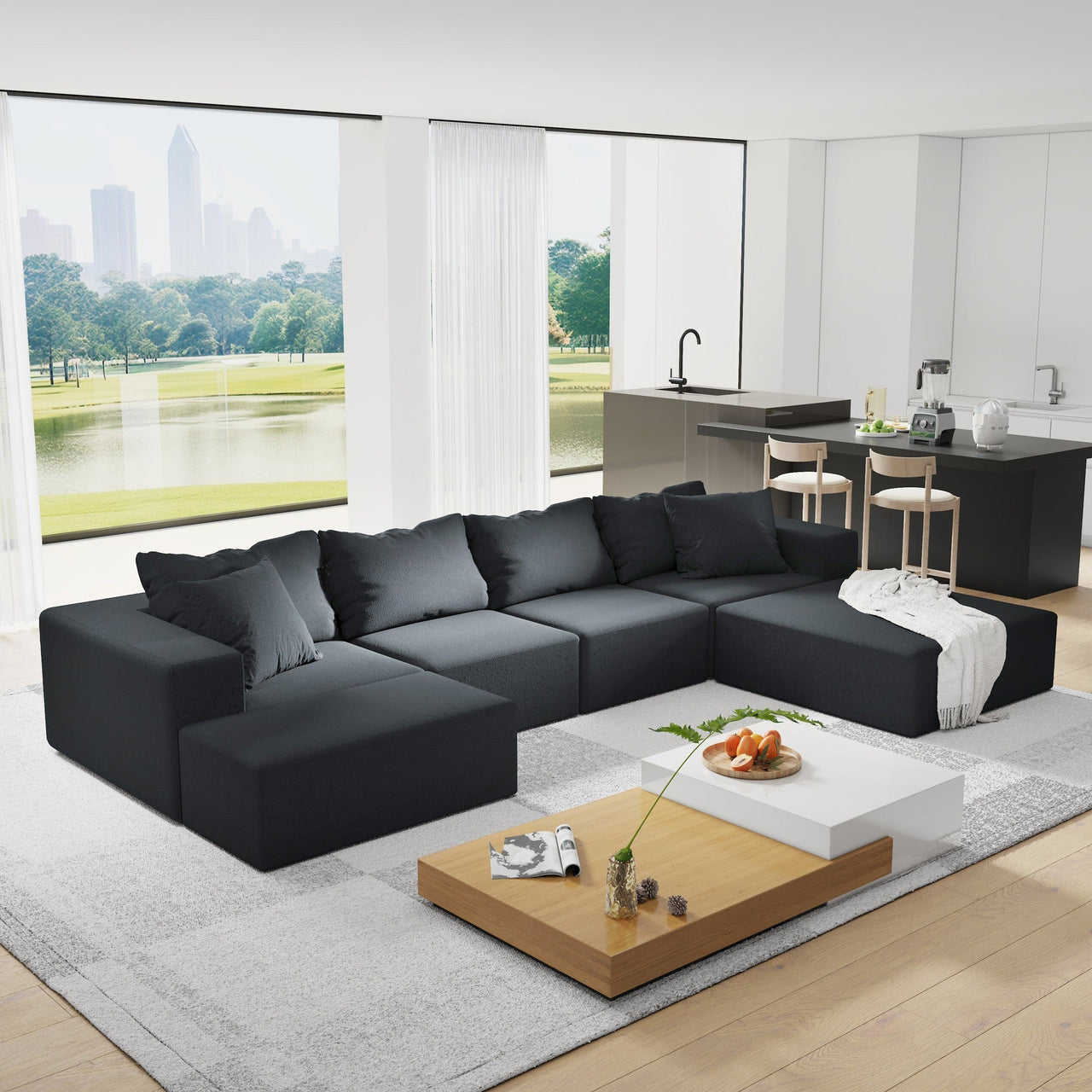 EVELYN 132" Sectional Sofa