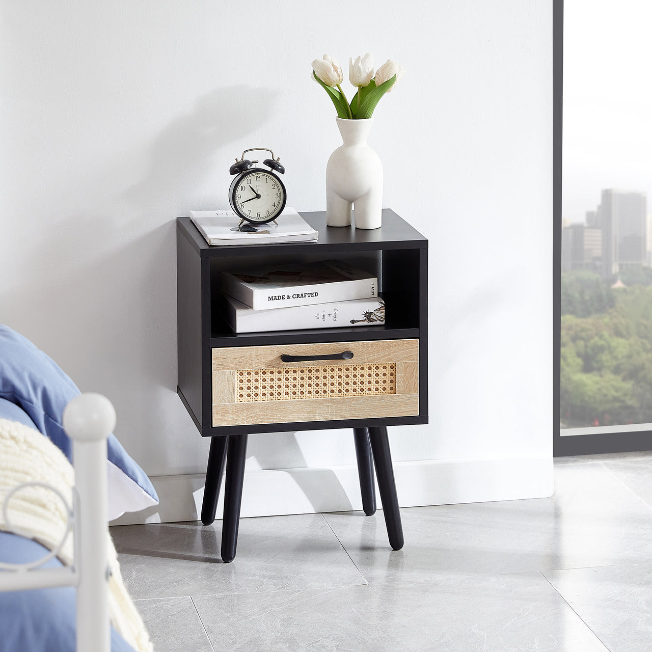 ZENON Wood Nightstand