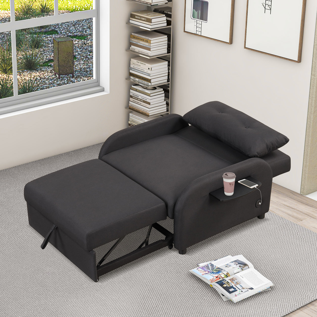 GRAVONI 41" Sleeper Chair