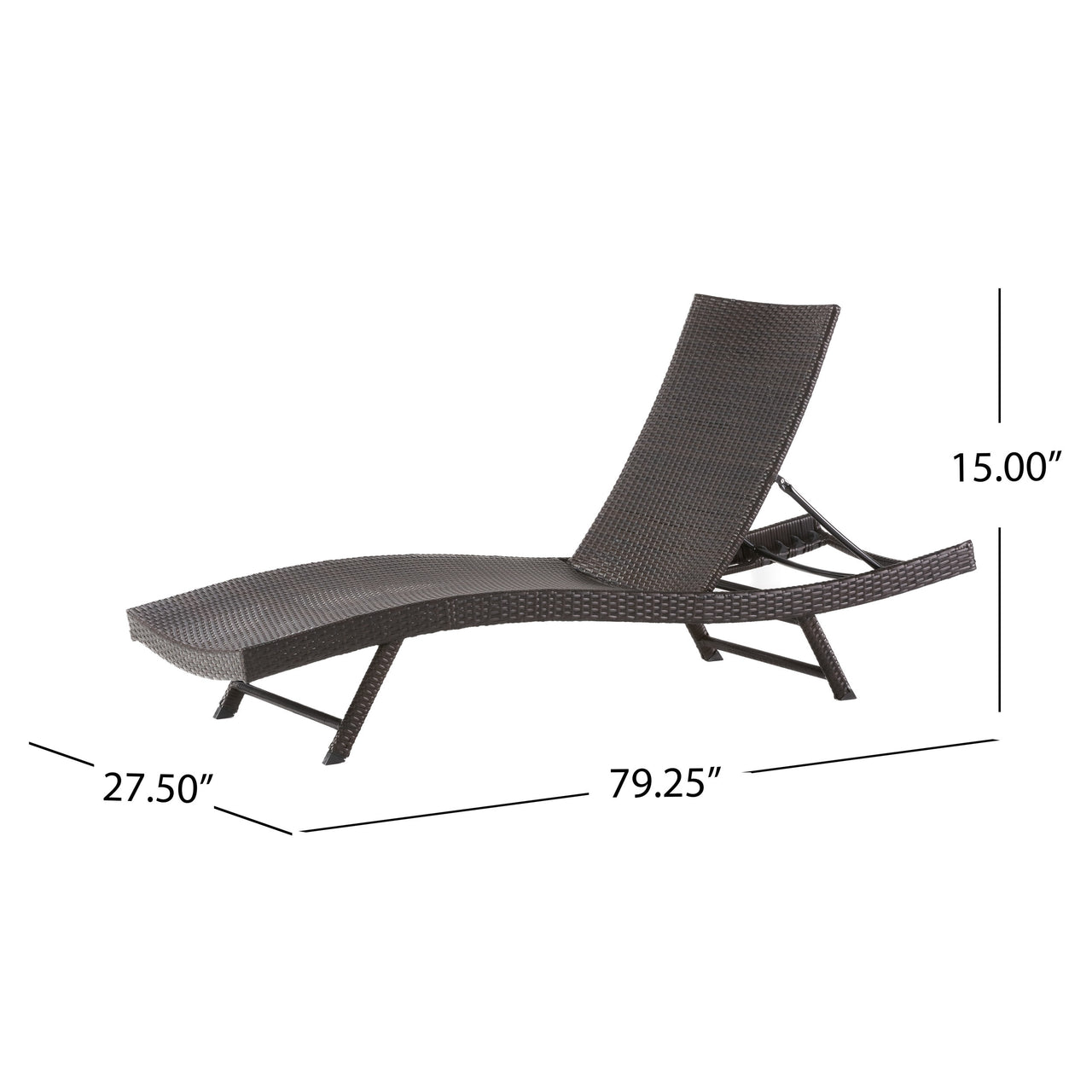 LYNTORX 79" Wicker Chaise