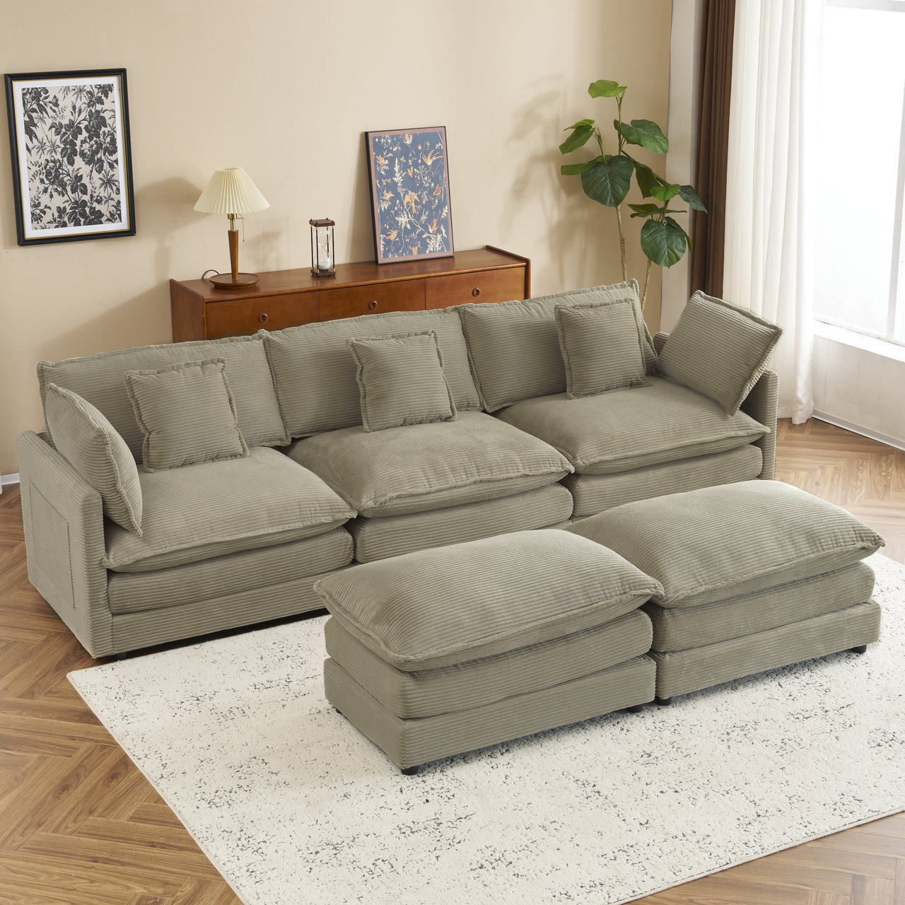 ZENVORIS 113" Sectional Sofa