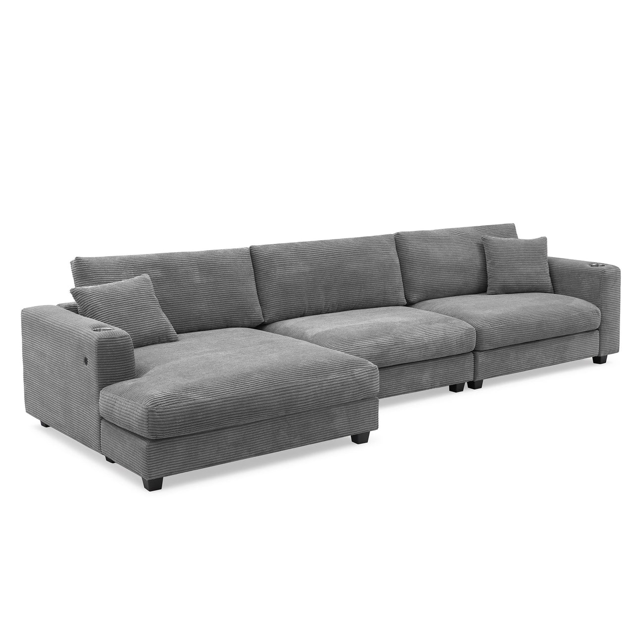 LYORAN 134" Sectional Sofa