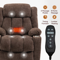 Thumbnail for COZYLift Recliner with Heat Massage - 6317 L