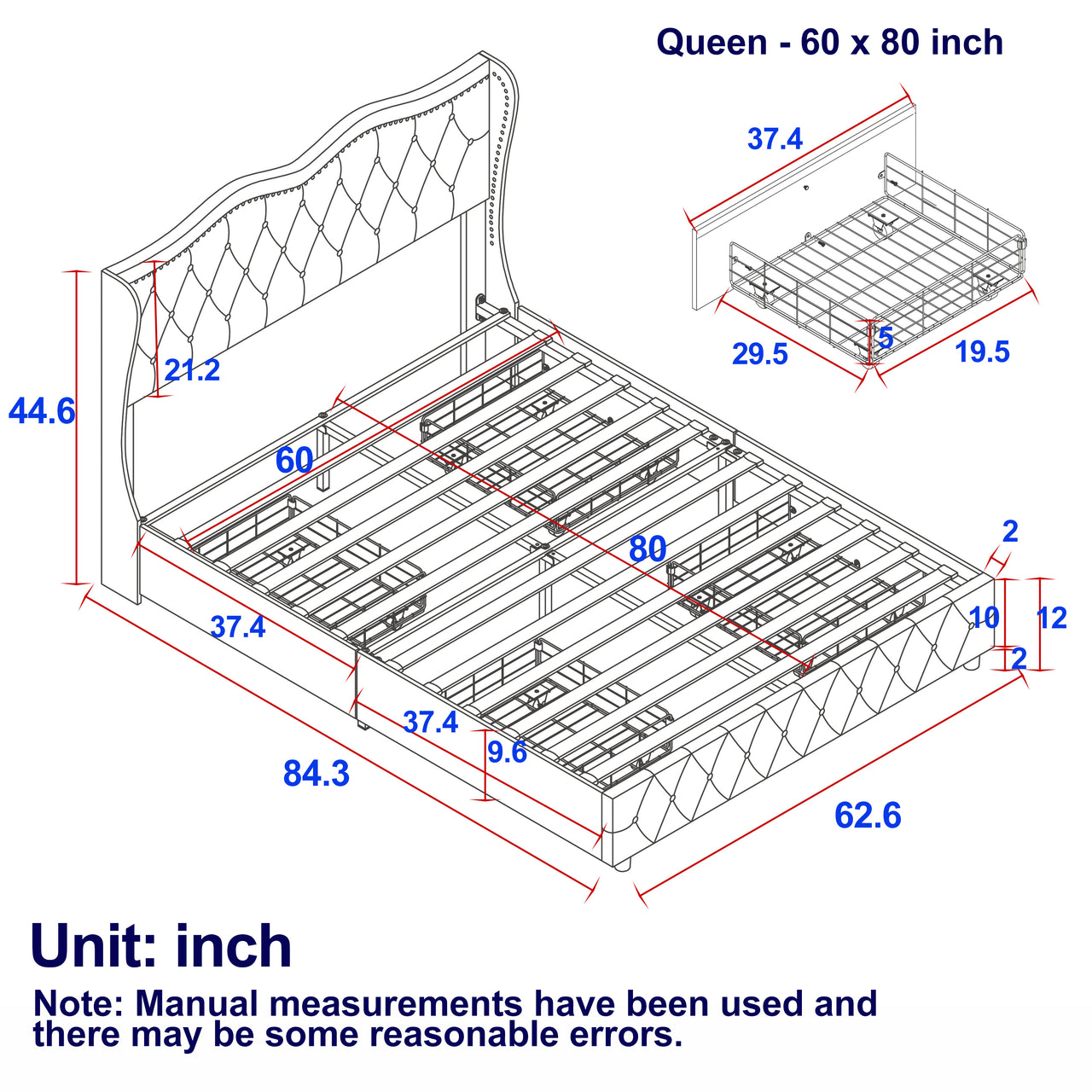 XARLON 4-Drawers Bed