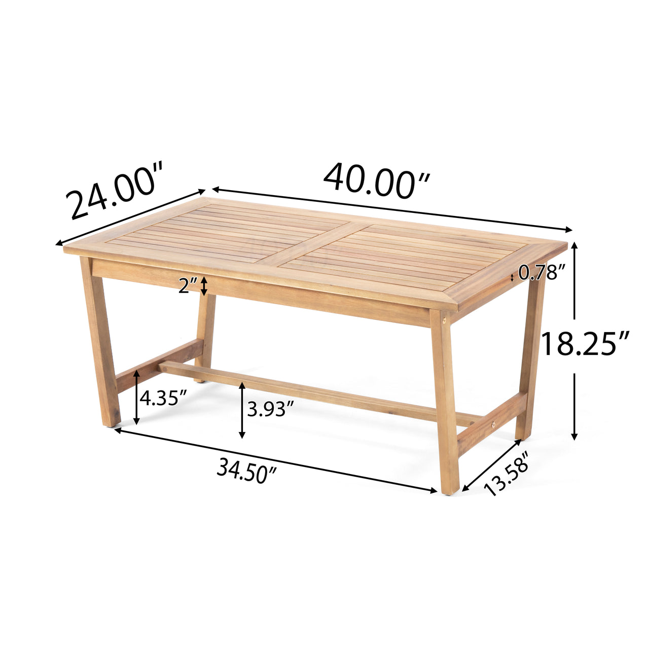 KYLTEX 55" Outdoor Chat Set