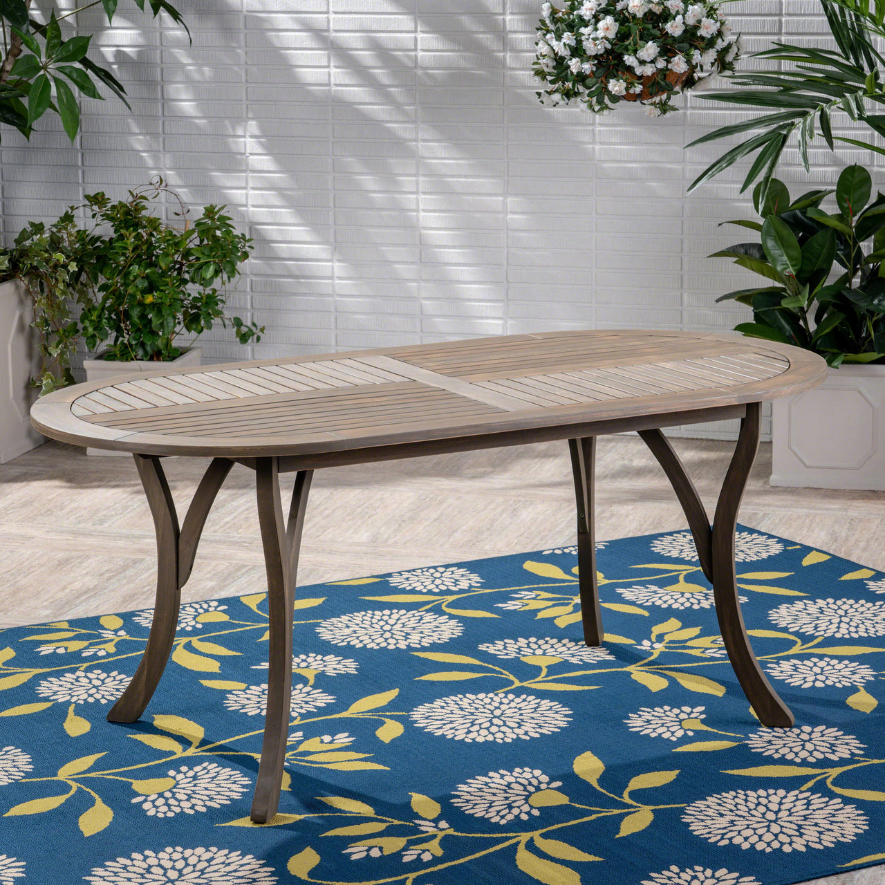 KYLVEX 70" Outdoor Dining Table