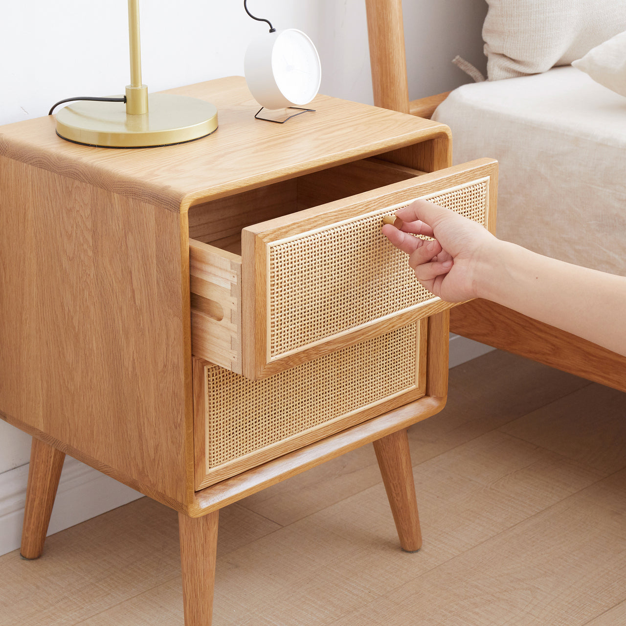 EQUINOX Wood Nightstand