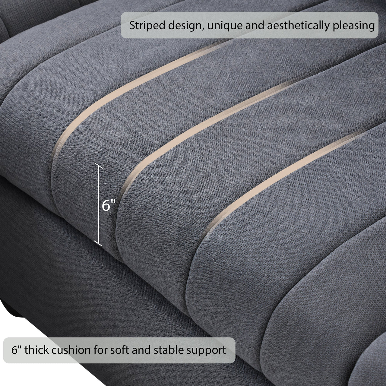 VORIXA 89" Sectional Sofa