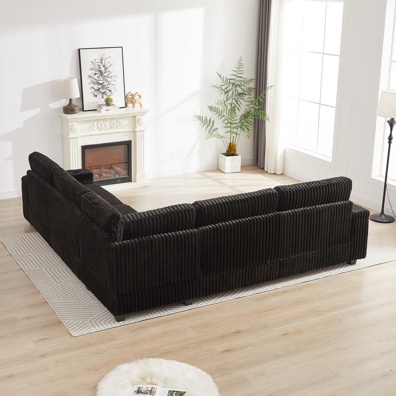 NEVAEH 110" Corner Sofa