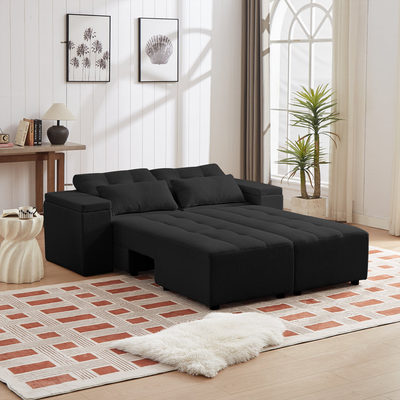 ZINNIA Convertible 3 in 1 Sleeper Sofa