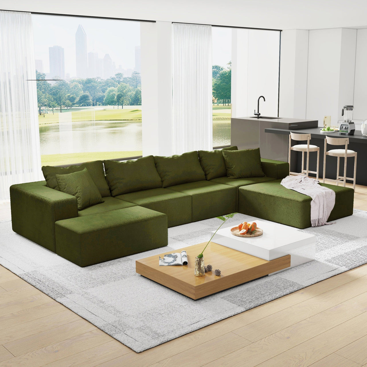 EVELYN 132" Sectional Sofa