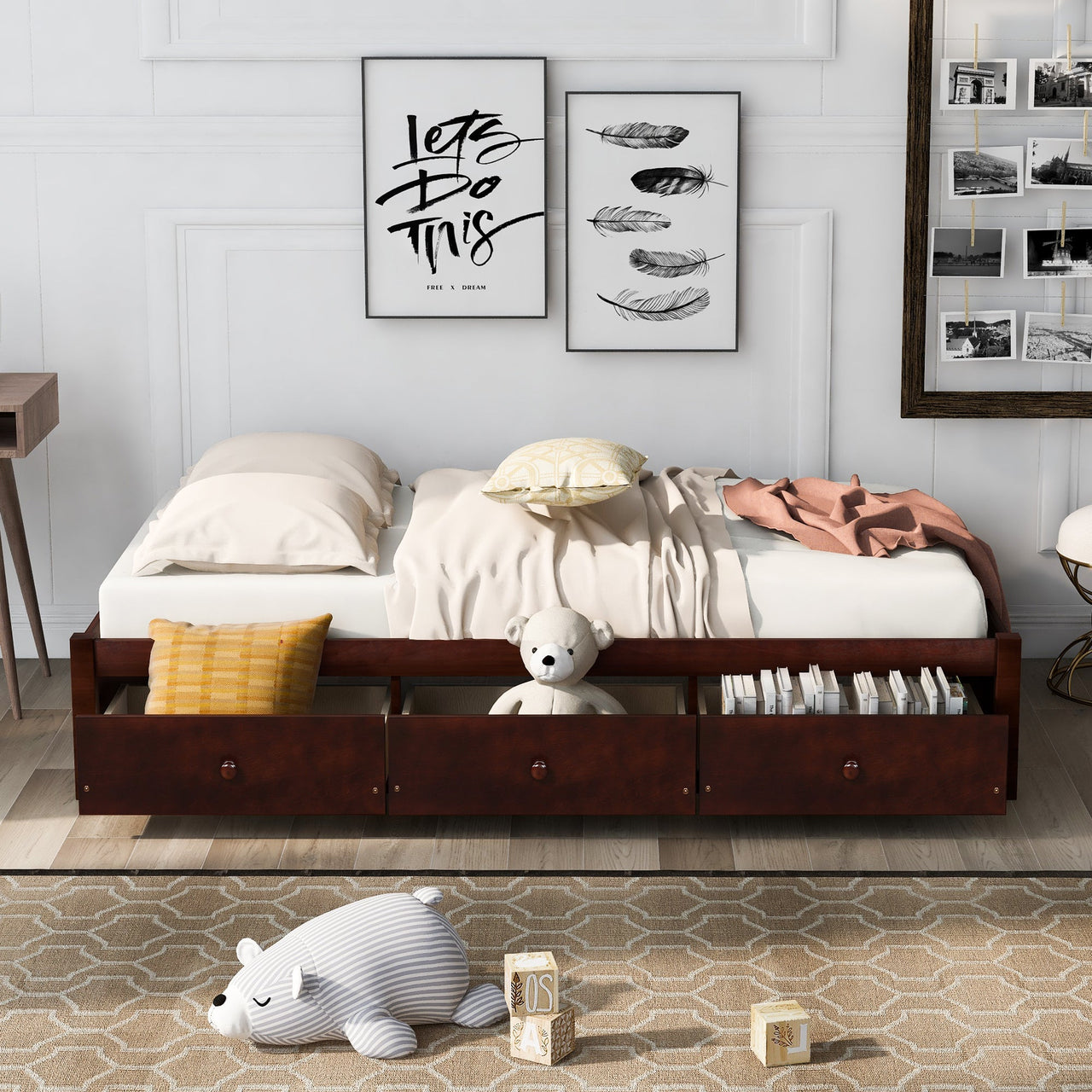 TALVEX 78" Wood Bed