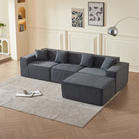 Thumbnail for EDEN Corduroy Modular Sectional