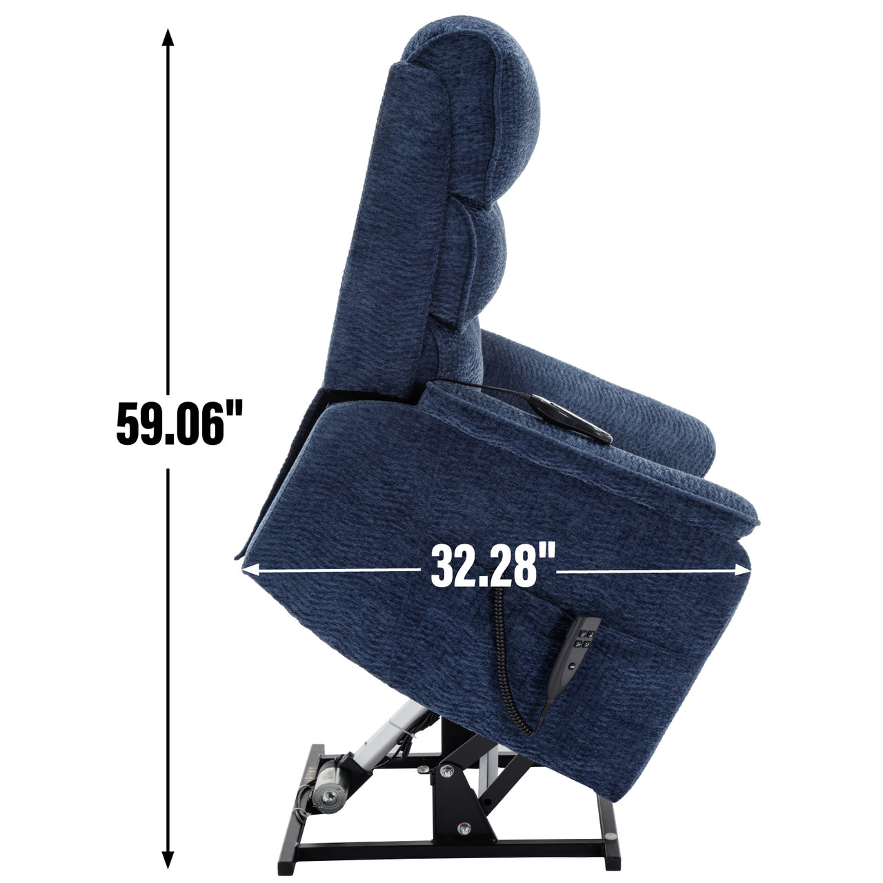 COZYLift 35" Recliner with Heat Massage - 7880