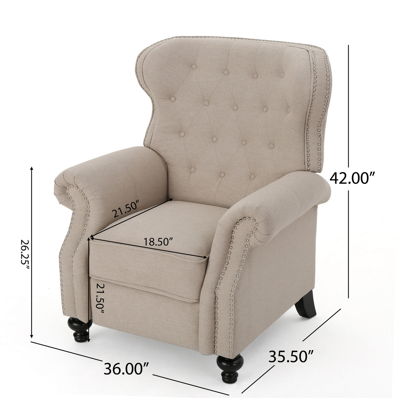 XOLVORAN 36" Recliner Chair