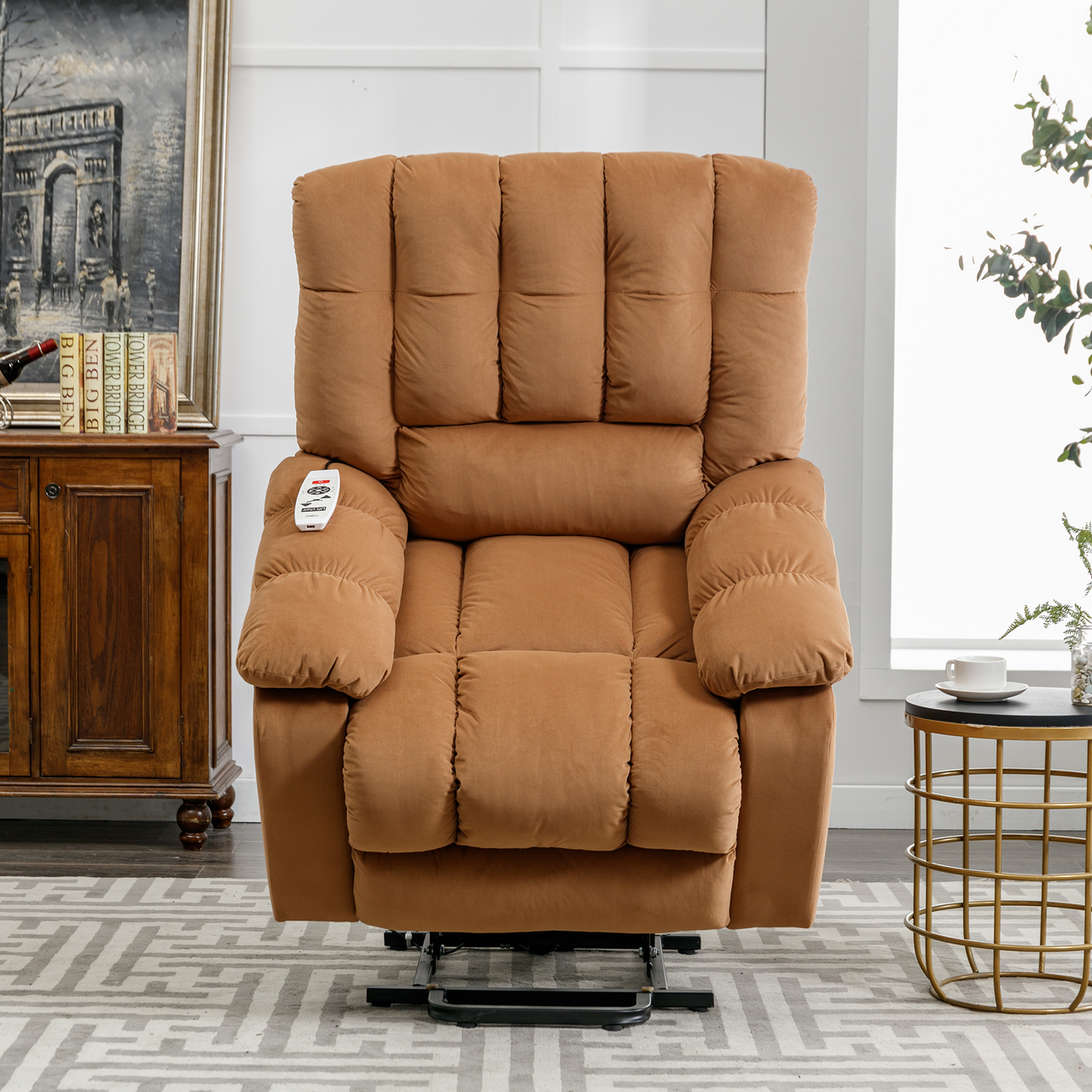 VORIAN 33" Recliner Chair with Heat Massage