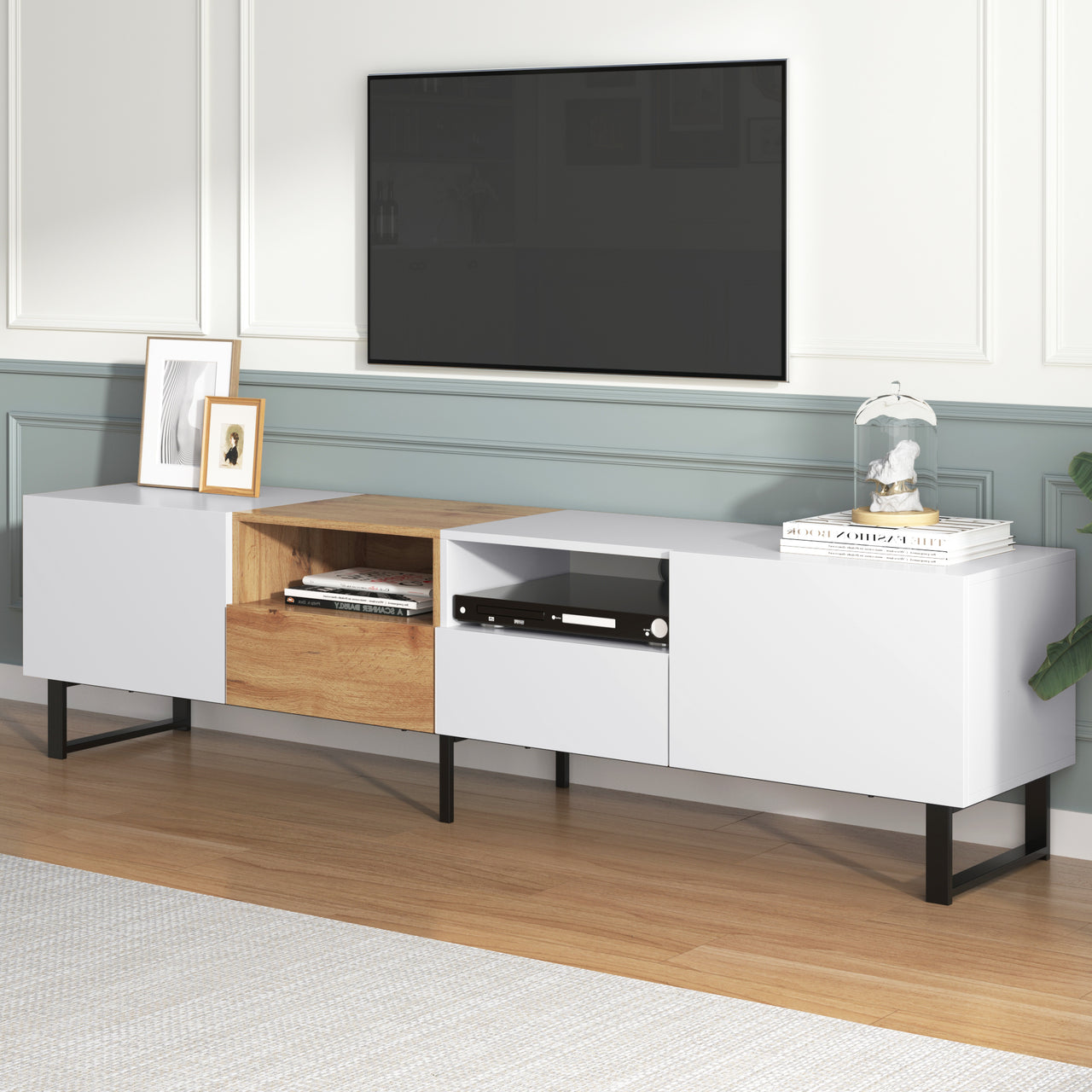 PYXIS 2-Cabinets 75" TV Stand