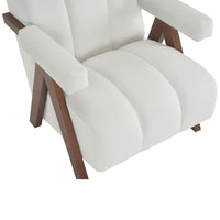 Thumbnail for CALYPSO Modern Chair - Ivory Velvet