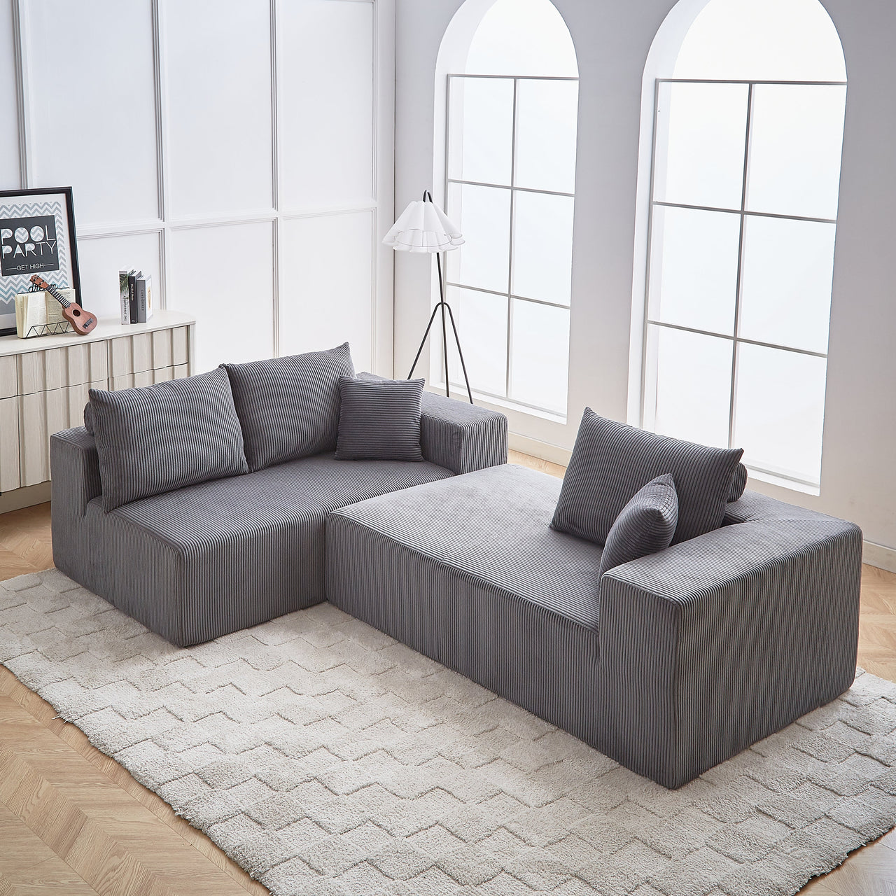 DORIAN 110" Sectional Sofa