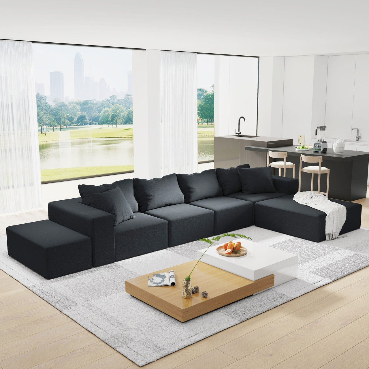 EVELYN 132" Sectional Sofa