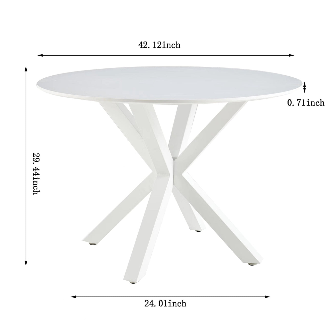 VURTONX 42" Dining Table
