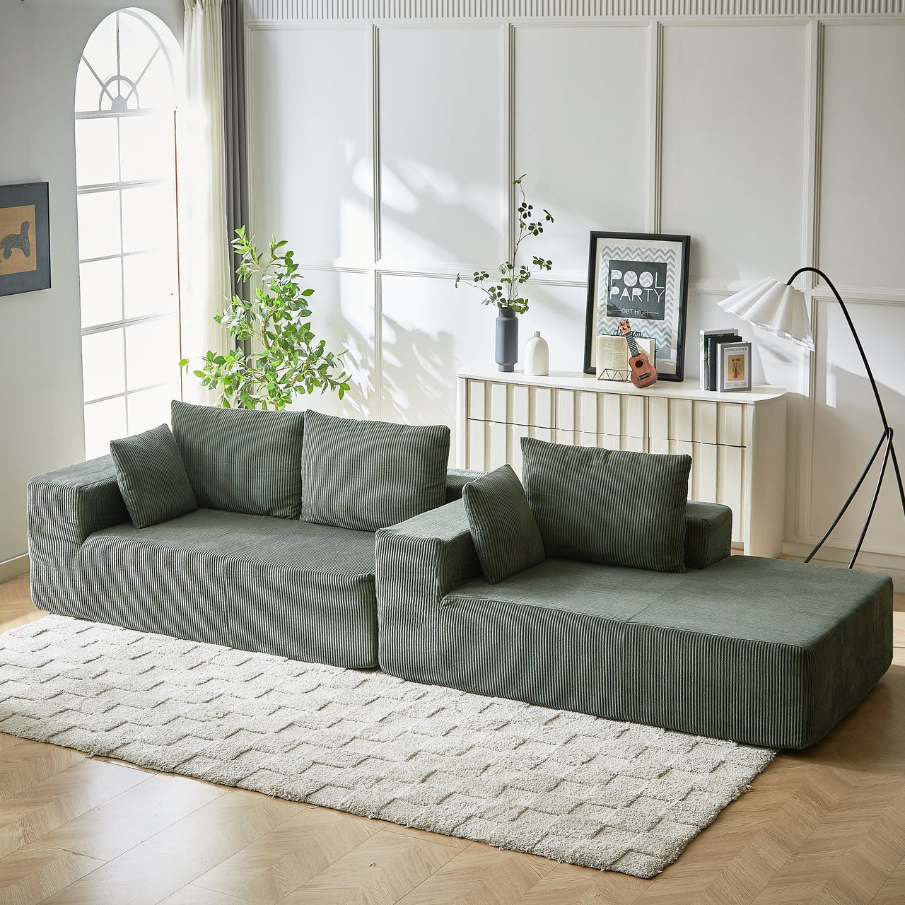 DORIAN 110" Sectional Sofa