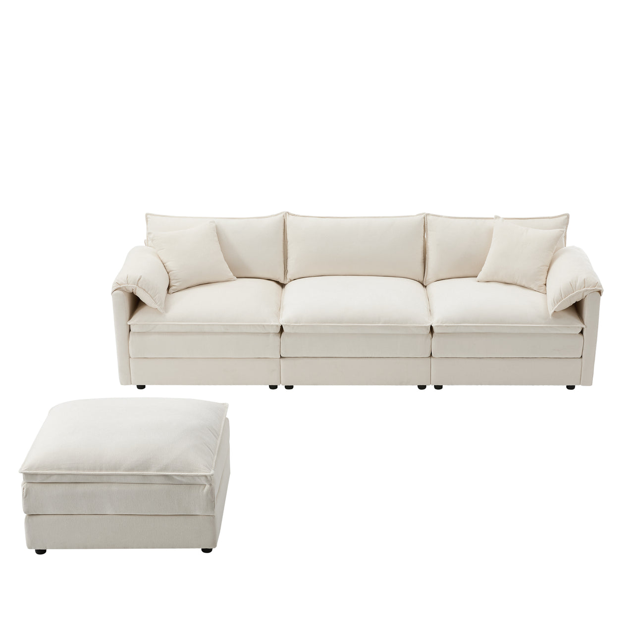 ZENOVAR 103" 4-Seat Sectional Sofa