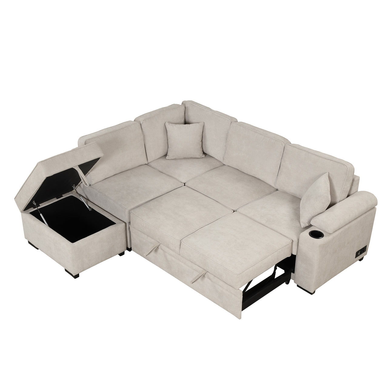 CYNTRA 85" Sectional Sofa