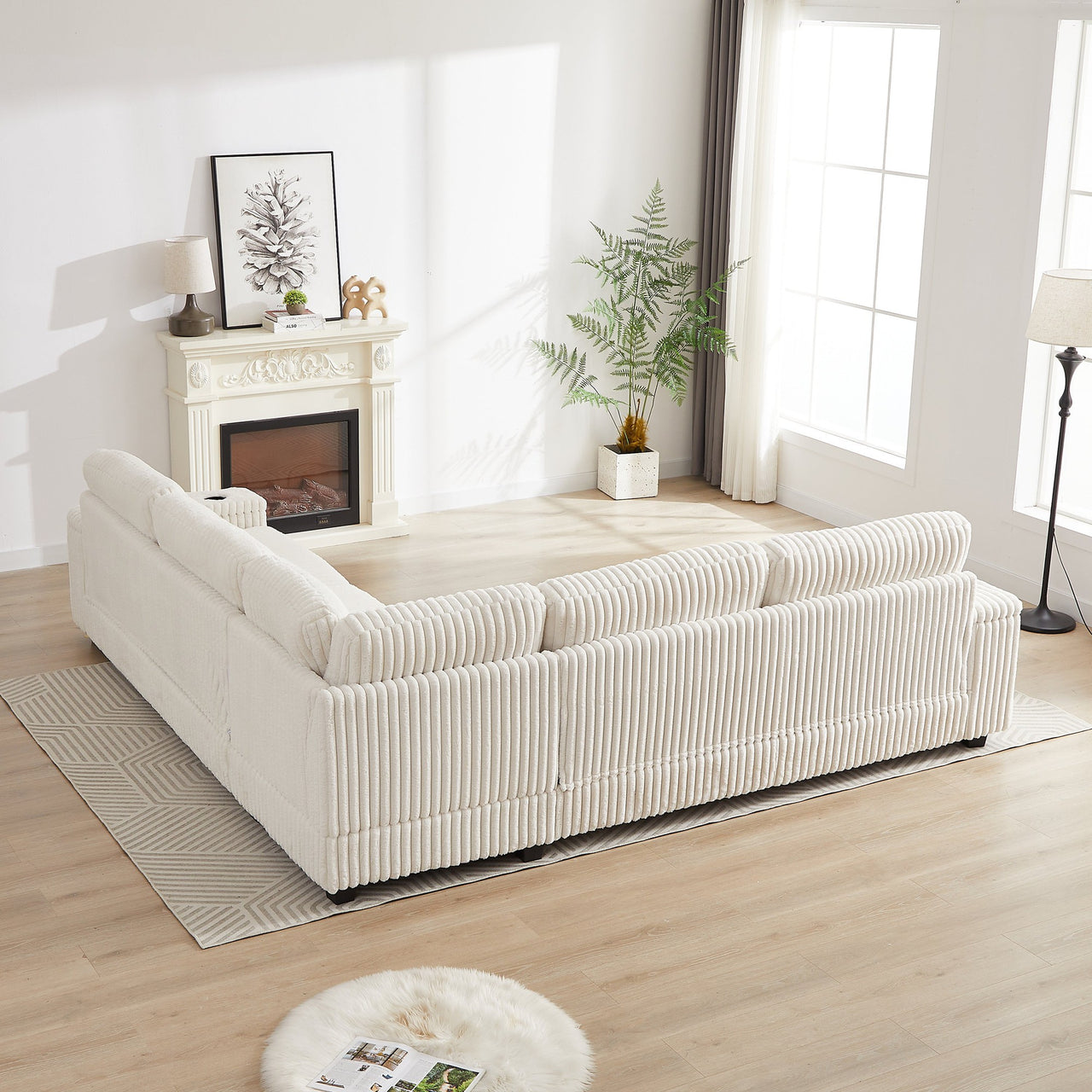 NEVAEH 110" Corner Sofa