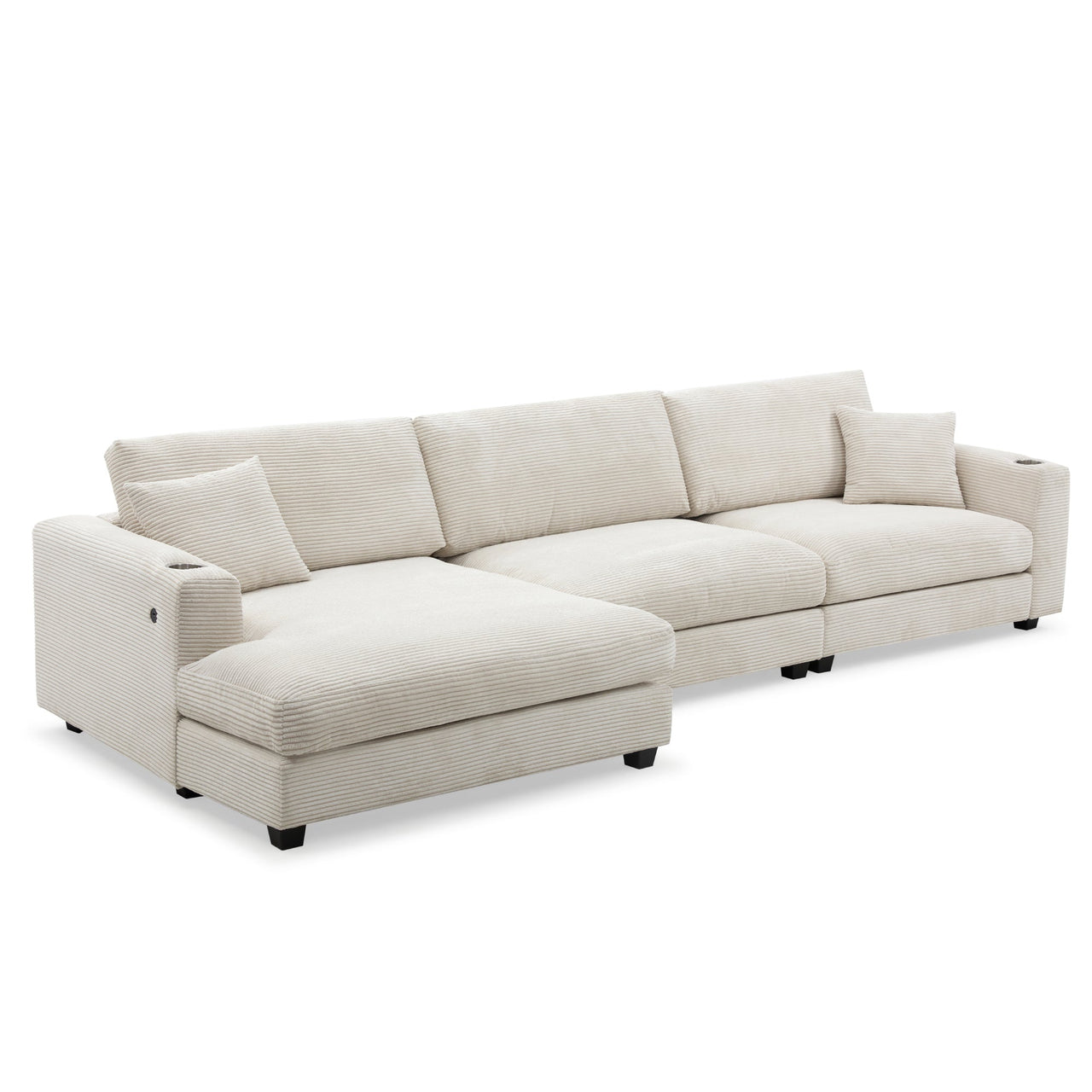 LYORAN 134" Sectional Sofa