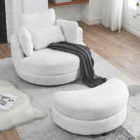 Thumbnail for JANELLE Oversized Swivel Chair 39