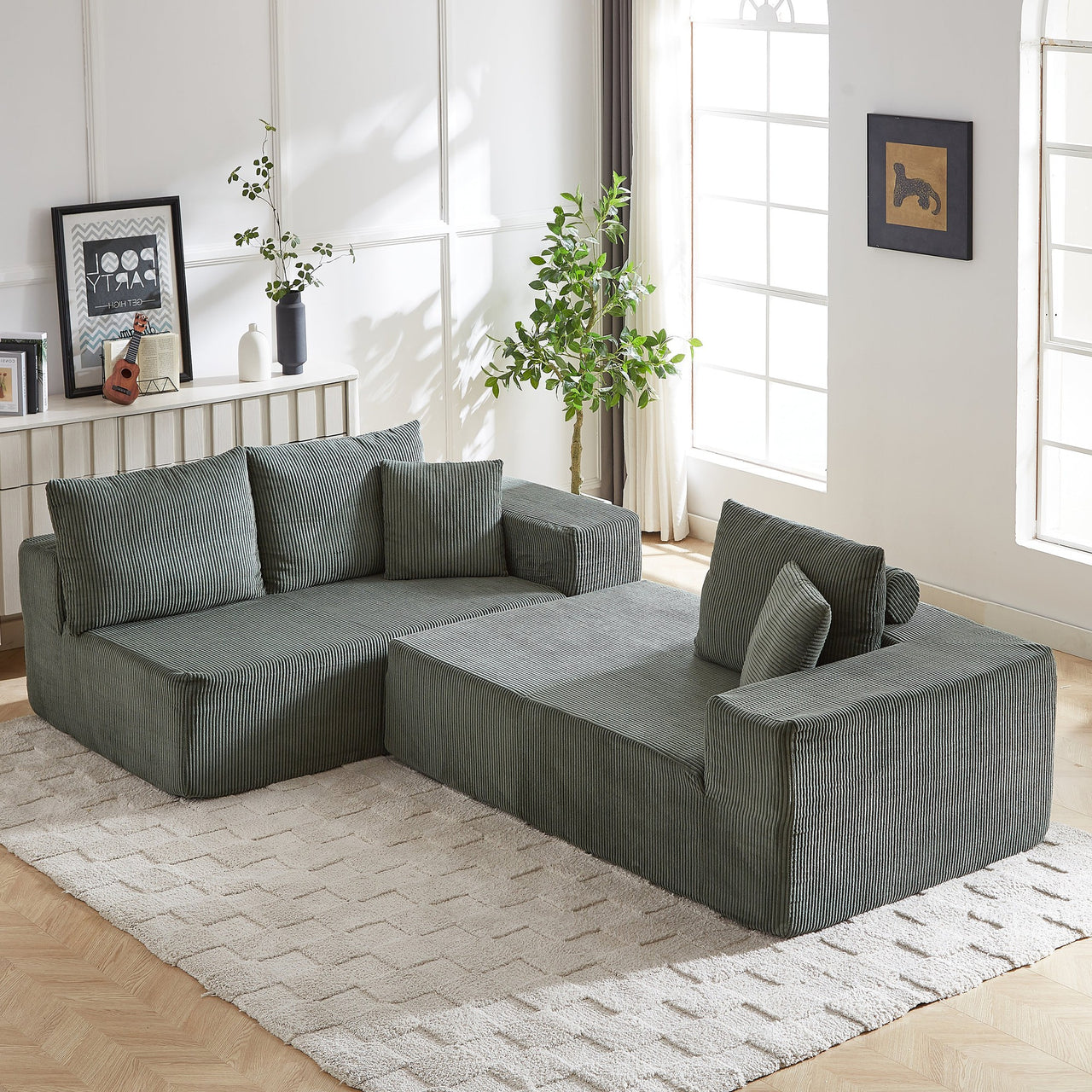 DORIAN 110" Sectional Sofa