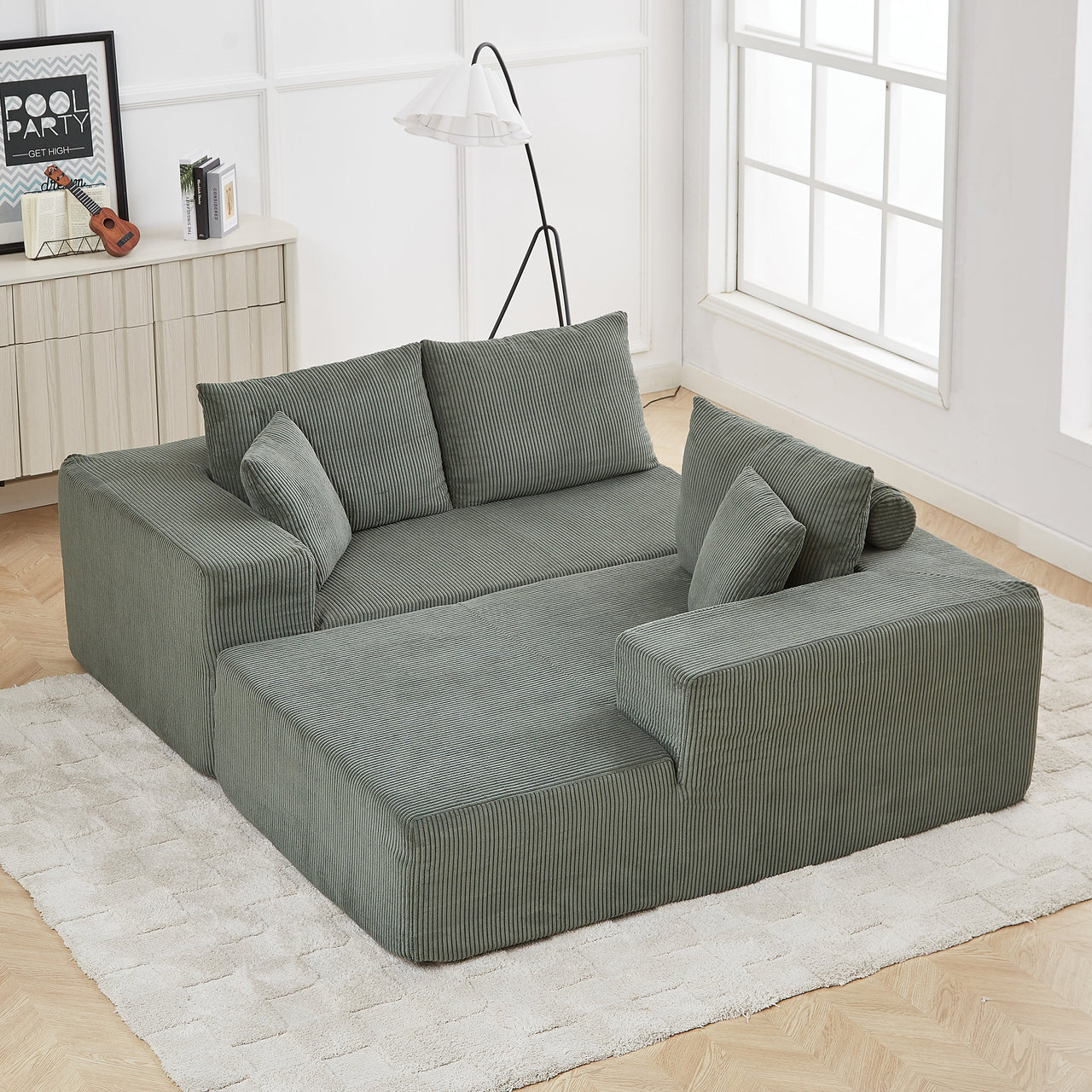 DORIAN 110" Sectional Sofa