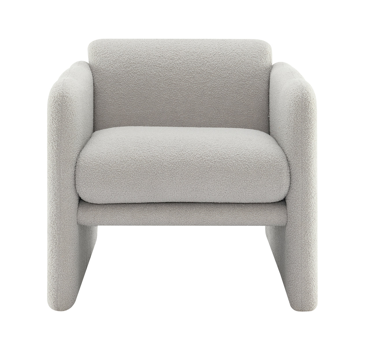 VALEN Chair - Teddy Light Gray