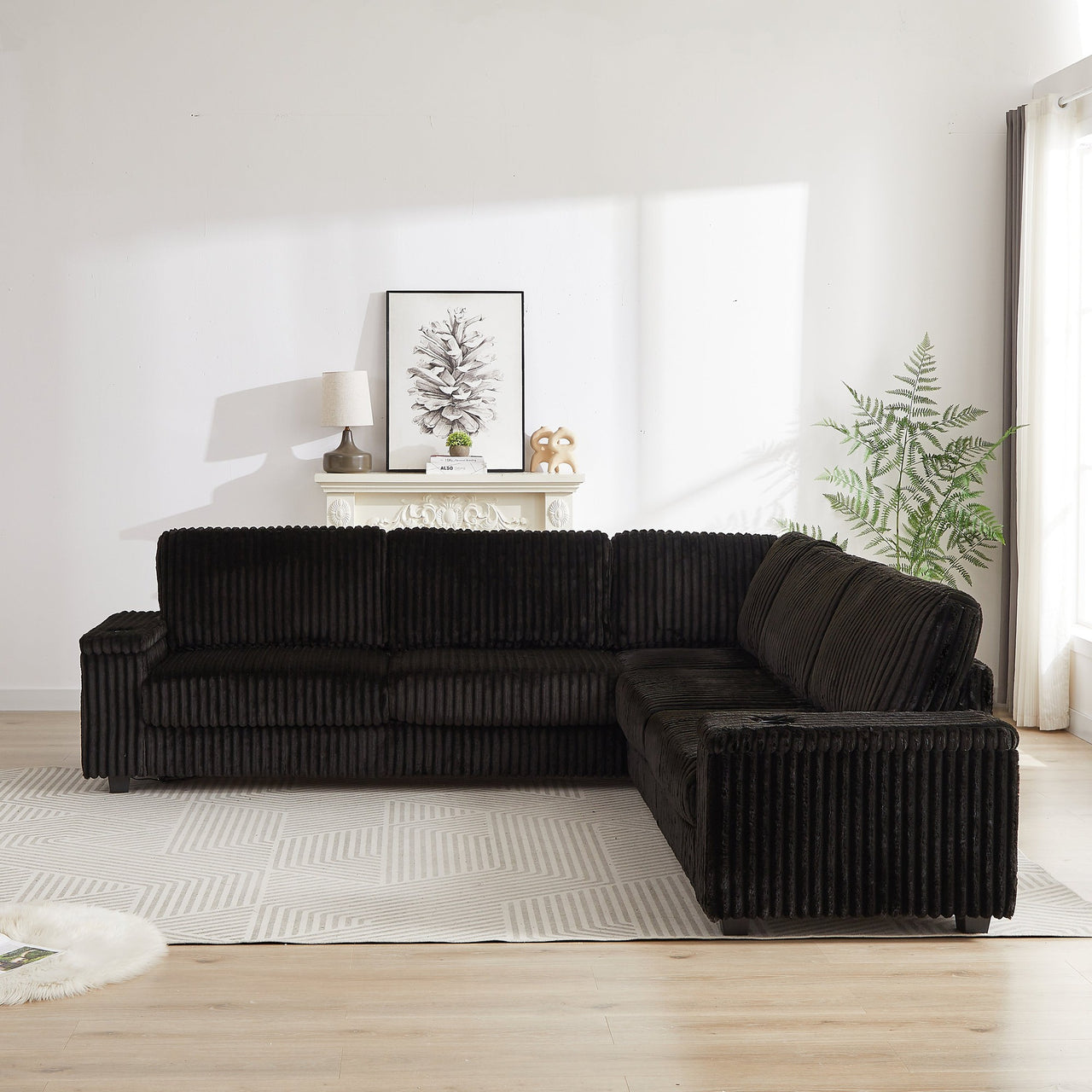 NEVAEH 110" Corner Sofa